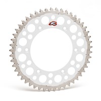 SPROCKET REAR TWIN RING HONDA CR/CRF 125/250/450 >24 47T SILVER